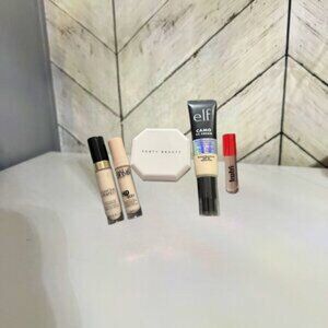 Fenty, Makeup For Ever, Kulfi, Elf, Milani Complexion Bundle